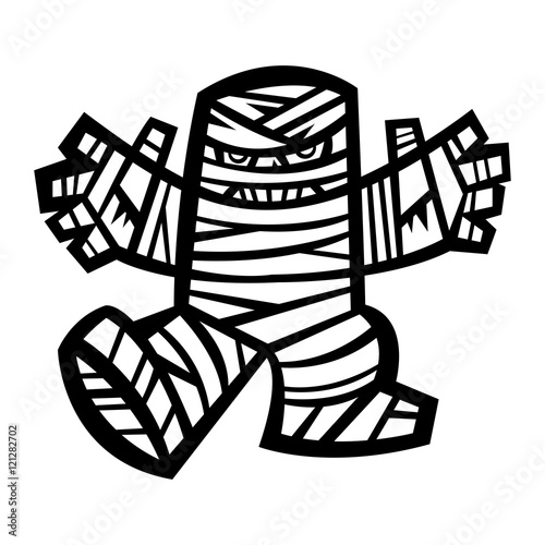 Spooky Mummy Character