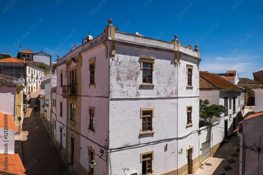Stadtansicht von Silves, Portugal