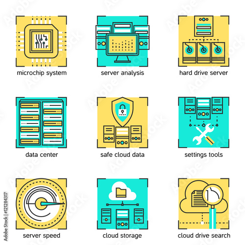 Datacenter Linear Concept