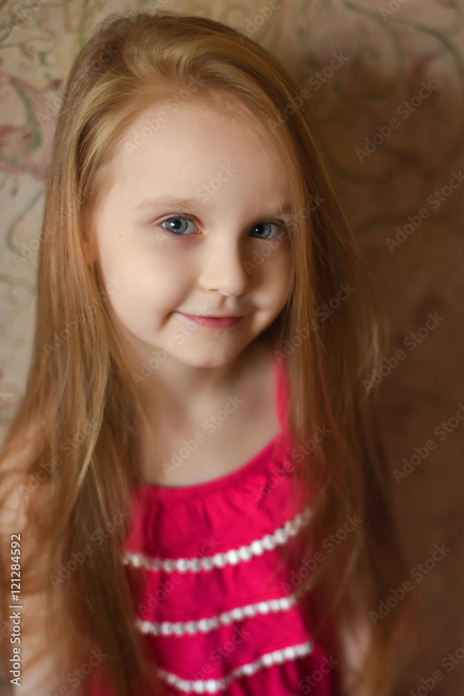 portrait of little girl portrait of little girl