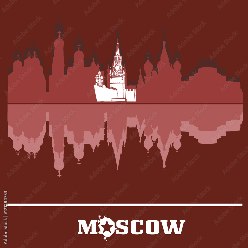 Fototapeta premium Moscow Kremlin skyline, Russia
