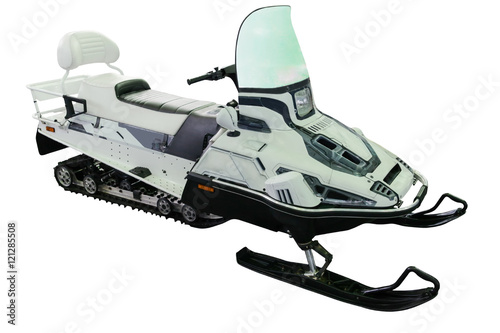 Tableau sur toile Modern snowmobiles allow for unhindered movement on the snow surface as vehicle