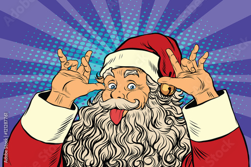 Santa Claus tease, good sense of humor
