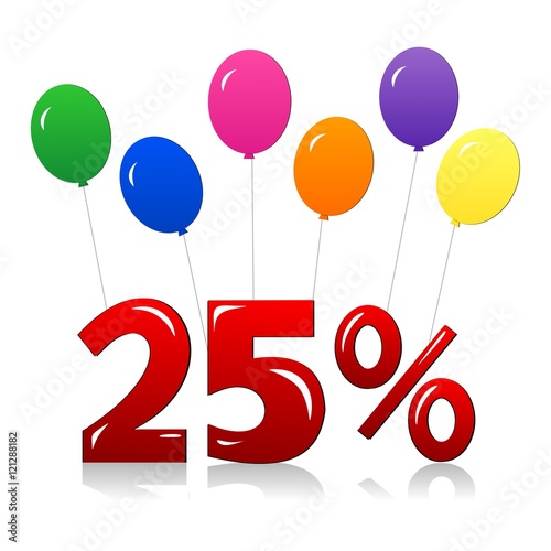 25%