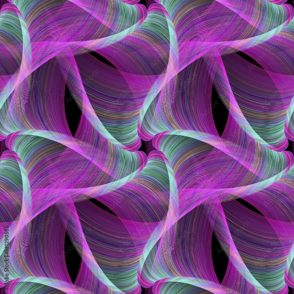 Obraz premium Magenta repeating fractal design pattern