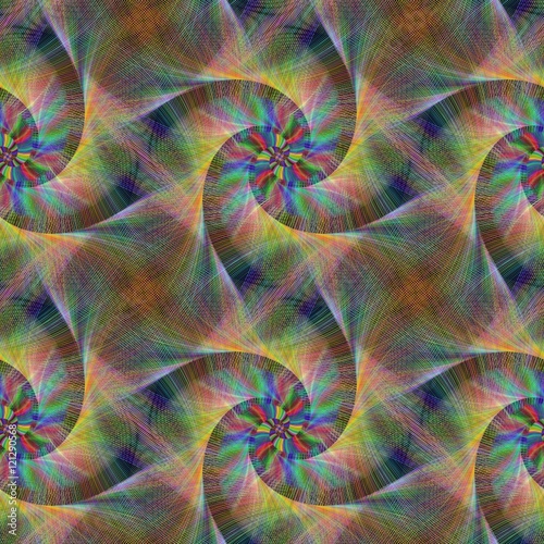 Seamless computer generated fractal pattern