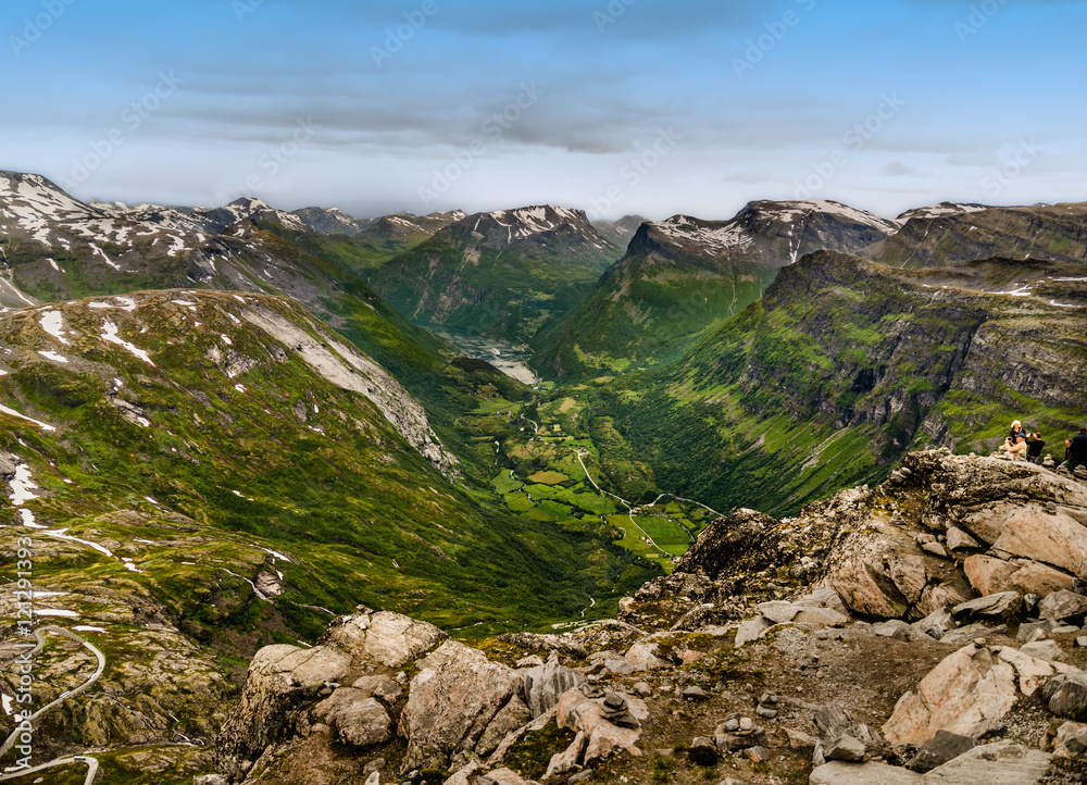 Obraz premium Geirangerfjord, Norwegen