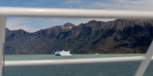 Iceberg floating on Lake Argentino  Los Glaciares National Park 