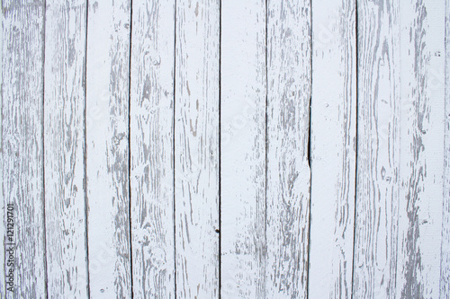 Old white wooden planks