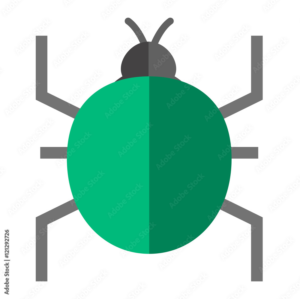 Computer worms viruses vector. Computer worms viruses vector.