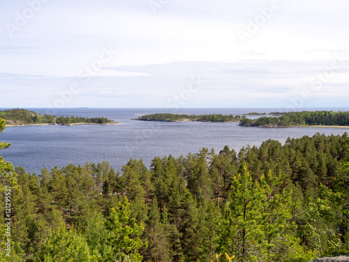 Wallpaper Mural Lake Ladoga and forests Torontodigital.ca