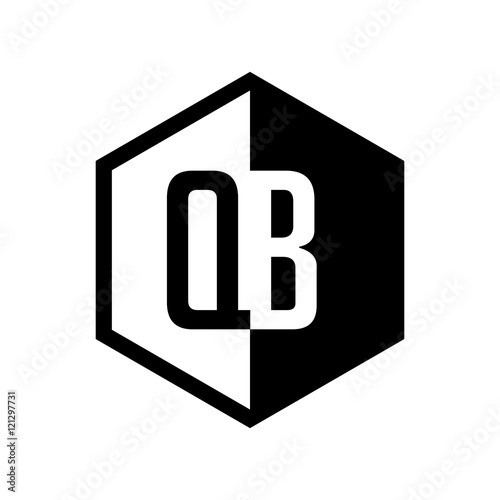 INITIAL hexsagonal HALF LOGO