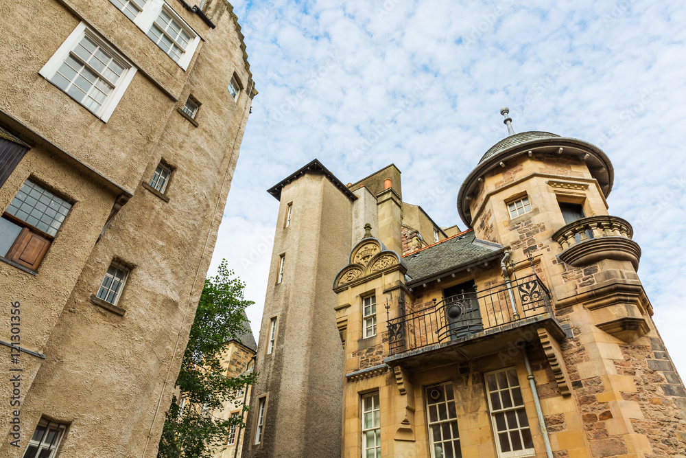 Fototapeta premium buildings at Lady Stairs Close in Edinburgh