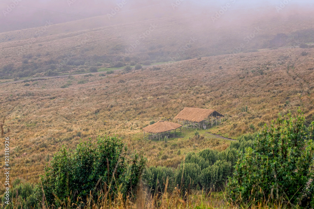 Refugee Near Pichincha Volcano, South America Refugee Near Pichincha Volcano, South America