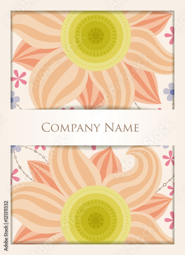 Floral business crad
