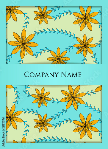 Floral business crad