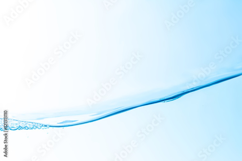 Water wave with bubbles background texture
