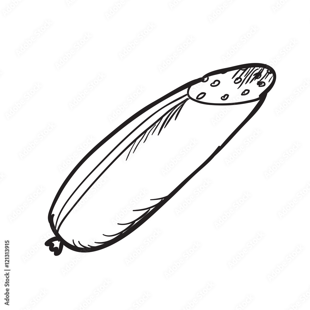 Doodle food element. Vector illustration. Doodle food element. Vector illustration.