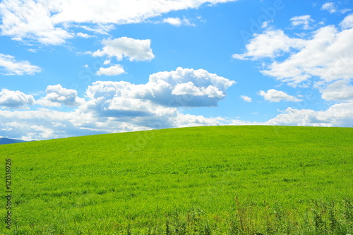 Landscapes of Countryside in Hokkaido, Japan © karinkamon