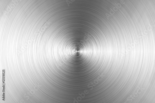 Circular brushed metal texture