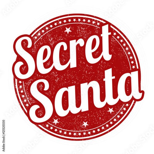 Secret Santa stamp