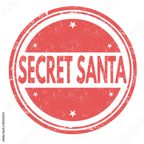 Secret Santa stamp