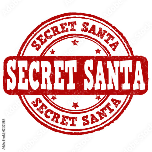 Secret Santa stamp