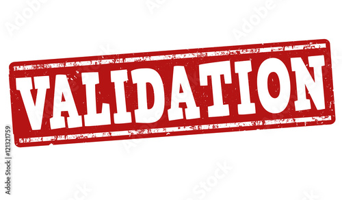 Validation sign or stamp
