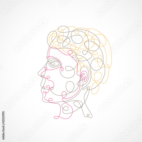 profil humain,graphique