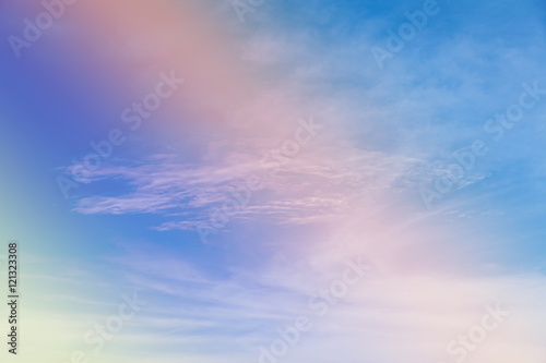 Fototapeta Naklejka Na Ścianę i Meble -  Colorful clouds in the sky, Fantastic sky and colorful clouds, C