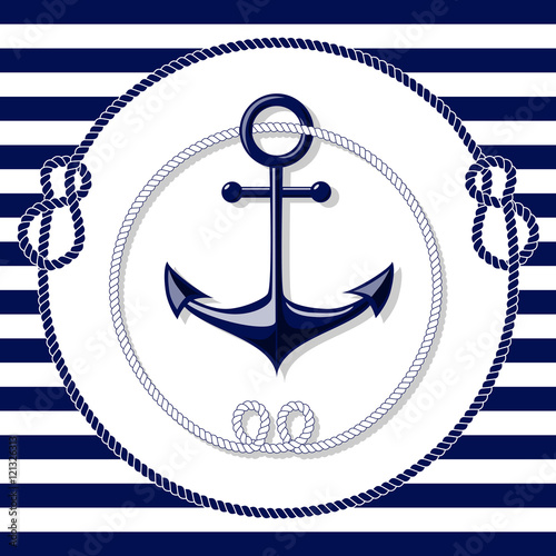 anchor on line background