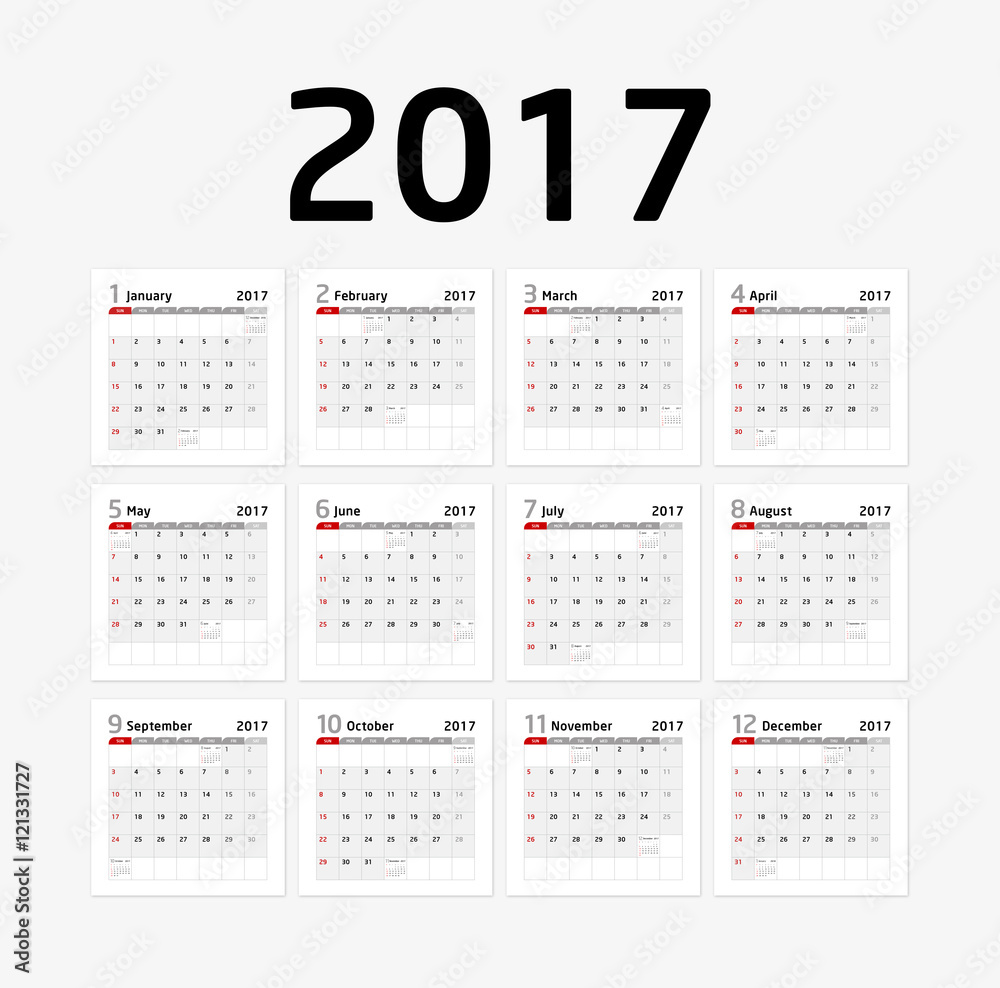 Calendar 2017 Calendar 2017