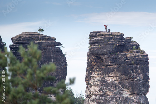 Bastei - Saxon - Germany - Valley of the river Elbe photo