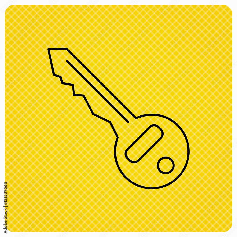 Key icon. Door unlock tool sign. Key icon. Door unlock tool sign.