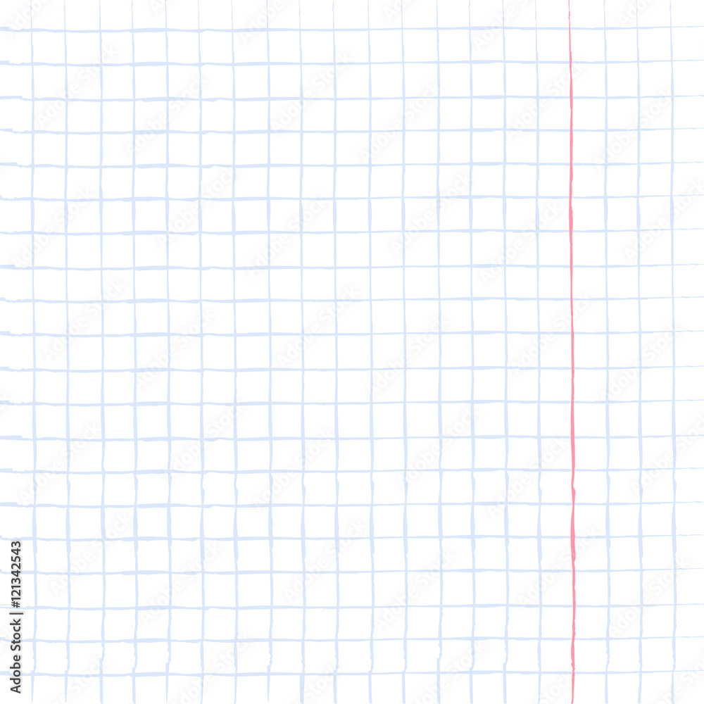Sheet of notebook paper