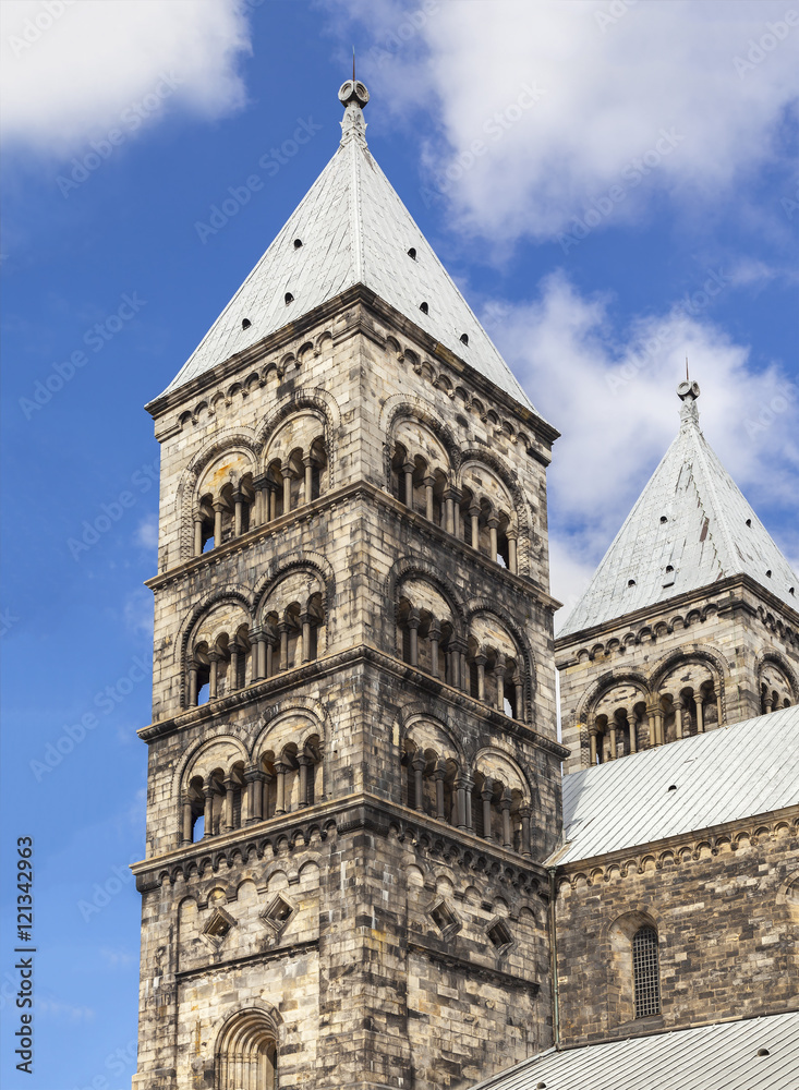 Lund cathedral steeples