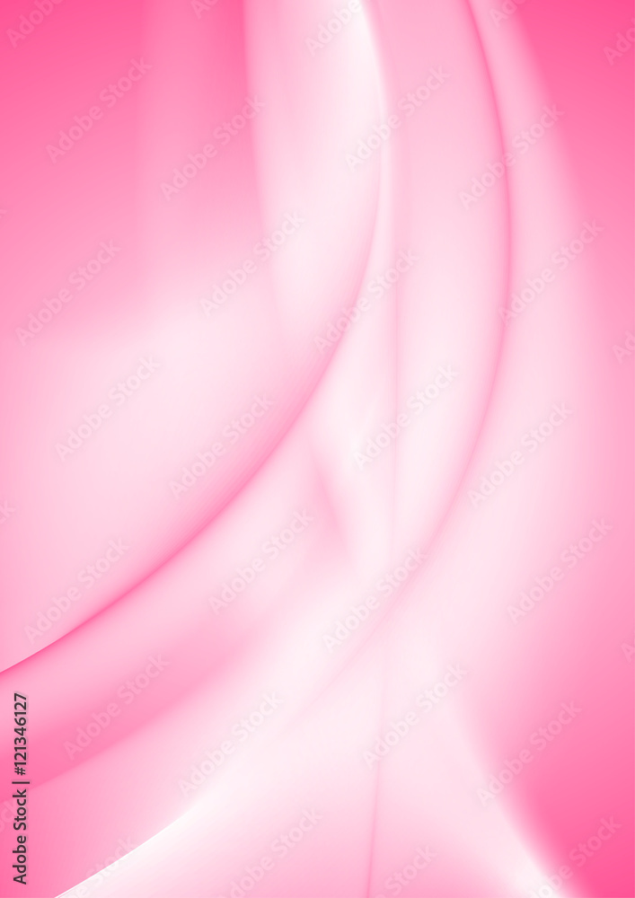 Abstract pink soft blurred waves background