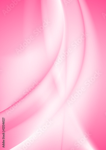 Abstract pink soft blurred waves background