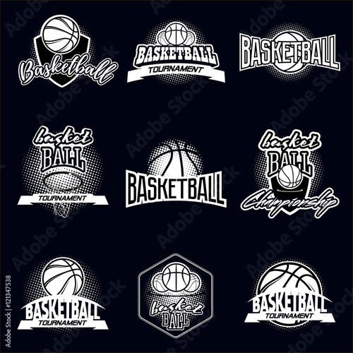 Streetball logo set