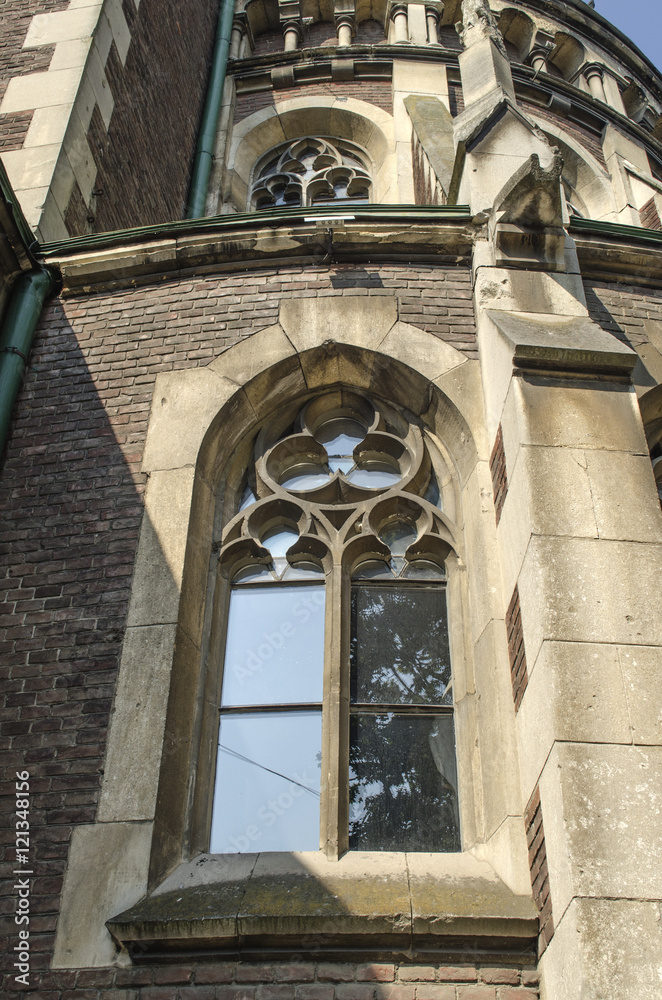 architectural fragments of St. Olha and St. Elizabeth Church, Lviv, Ukraine

