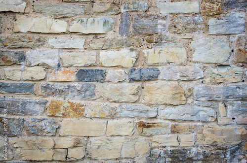 texture of the stone wall