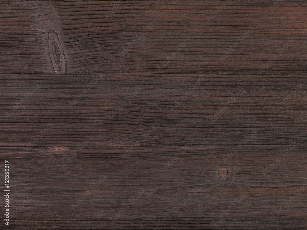 Obraz premium wooden surface of dark brown color close up