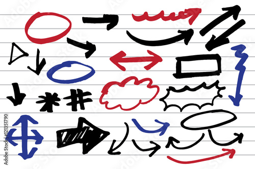 Wallpaper Mural doodle infographic/elements and sketching vector illustration Torontodigital.ca