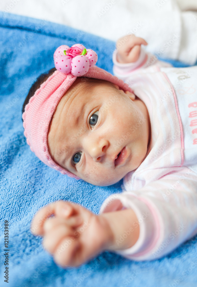 Portrait of a newborn Baby Girl Portrait of a newborn Baby Girl