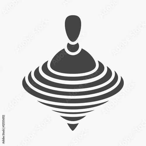 Whirligig black icon. Illustration for web and mobile design.