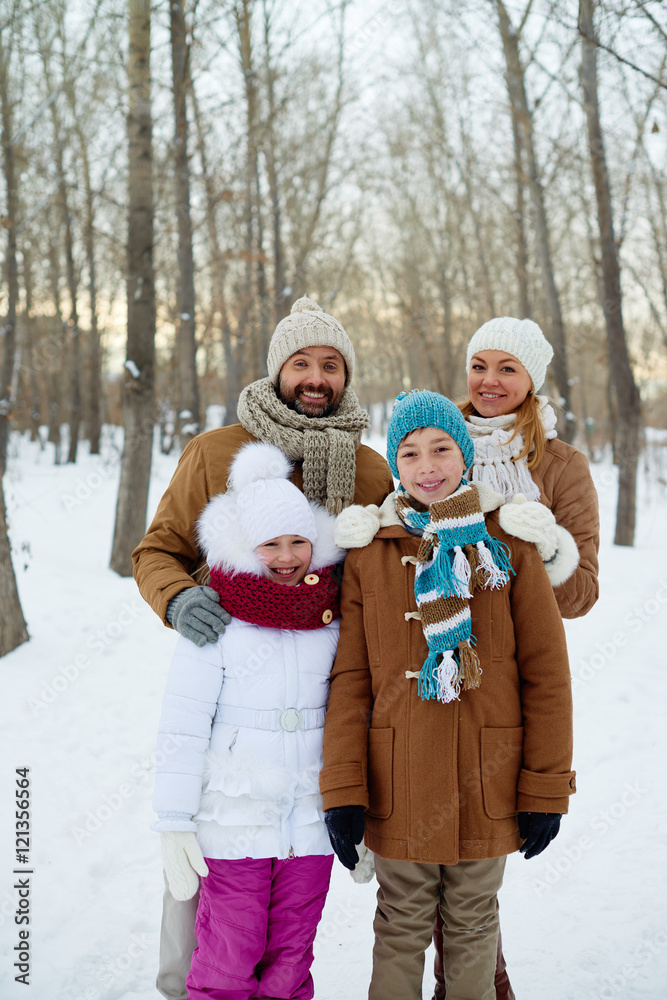 Obraz premium Family outdoors