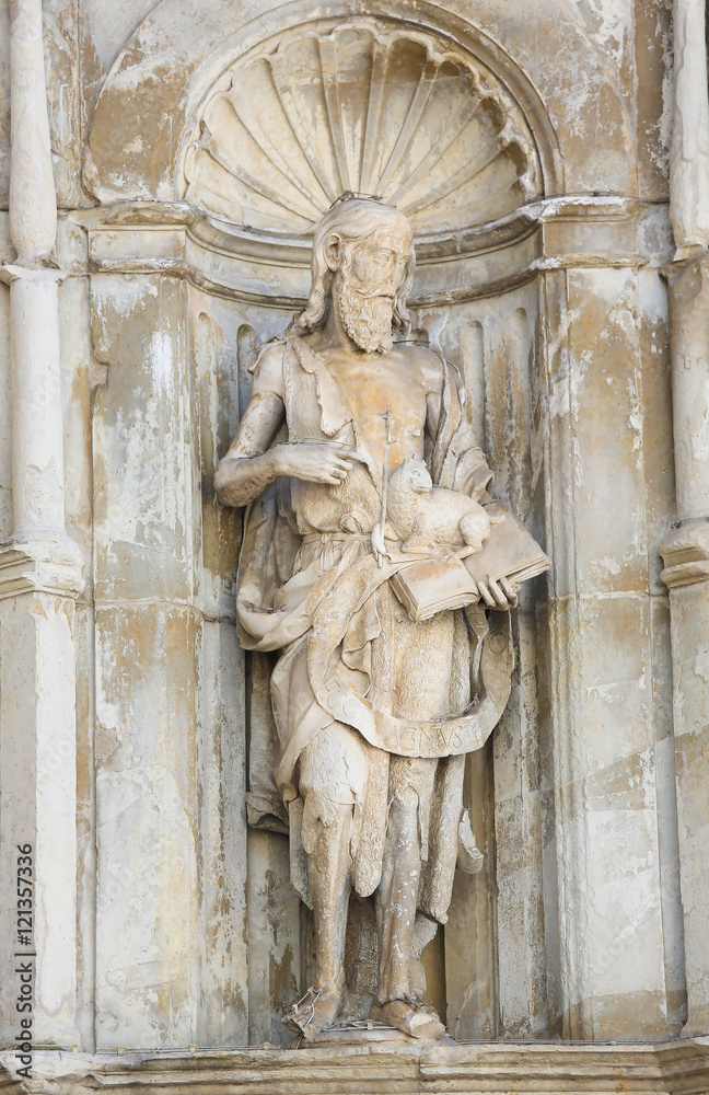 Statue of Saint John the Baptist, Coimbra, Portugal