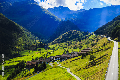 wonderful landscape in the Alps, Switzerland © czamfir