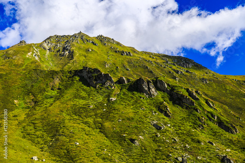 wonderful landscape in the Alps  Switzerland