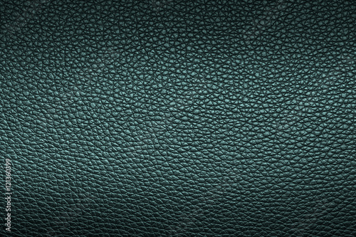 Blue leather texture or leather background for design with copy space for text or image.